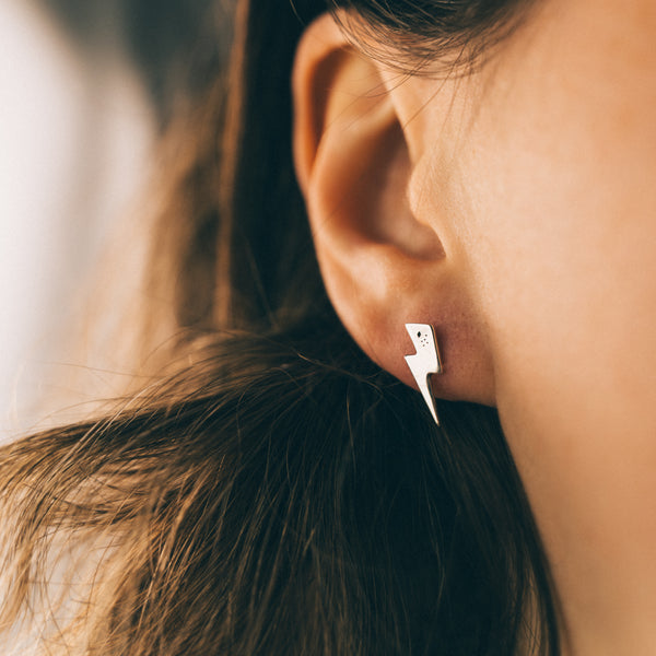 STORMY SKIES - Sterling Silver Studs