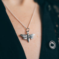 MISERY MOTH - Sterling Silver Necklace