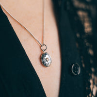 FOREST SECRETS - Sterling Silver Locket Necklace