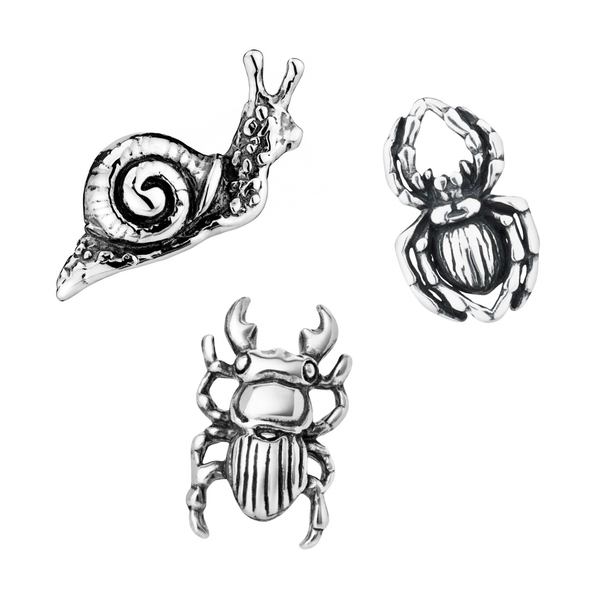 CREATURES SET - Sterling Silver Studs