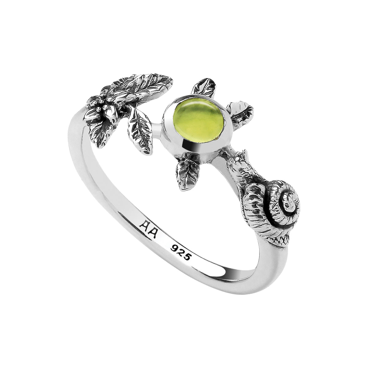 SECRET GARDEN - Peridot & Sterling Silver Ring