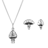 FORAGER - Sterling Silver Necklace & Stud Gift Set