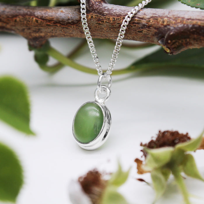 BRAMBLE - Sterling Silver & Serpentine Necklace