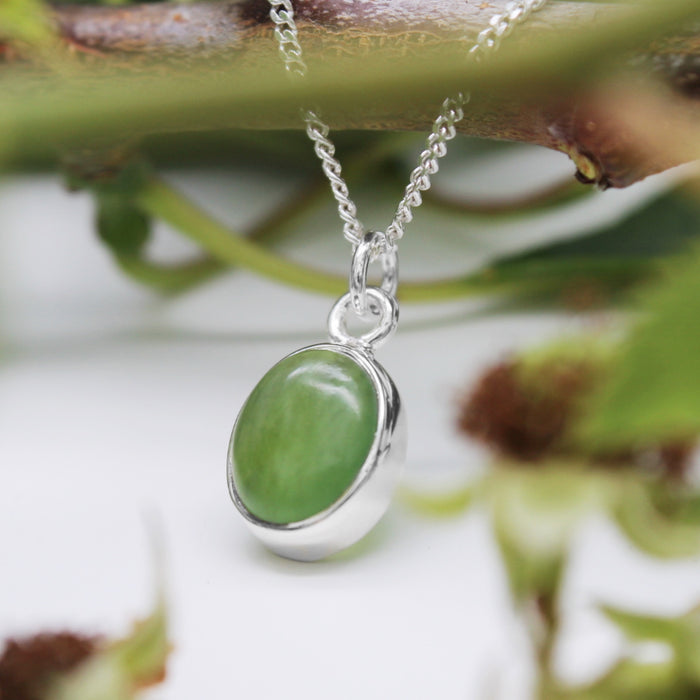 BRAMBLE - Sterling Silver & Serpentine Necklace