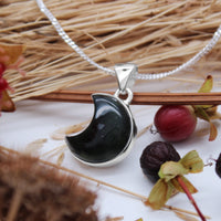 IVY MOON - Sterling Silver & Serpentine Necklace