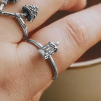 BY CANDLELIGHT - Sterling Silver Ring SIZE US 8 - SAMPLE