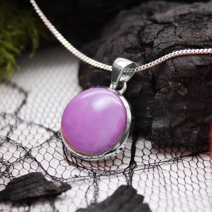SEER - Sterling Silver & Phosphosiderite Necklace