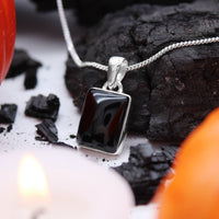 CAULDRON - Sterling Silver & Black Onyx Necklace