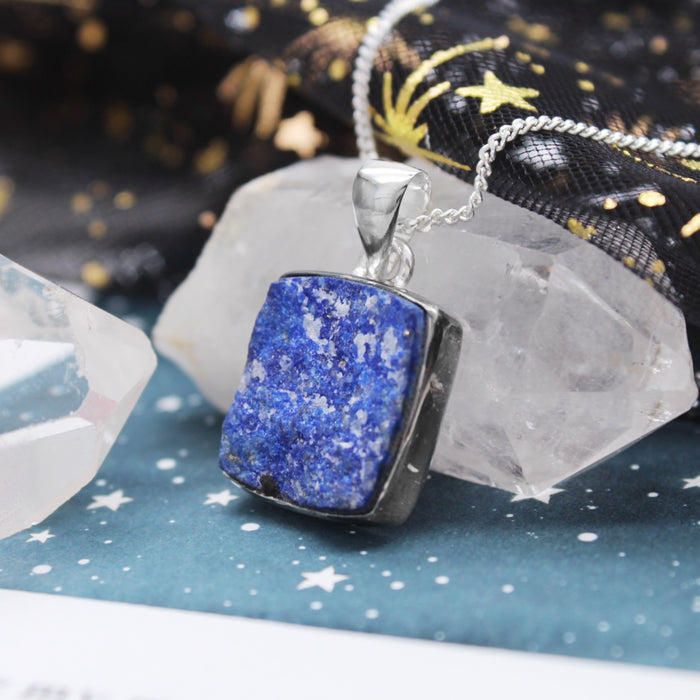 SERENITY - Sterling Silver & Lapis Necklace