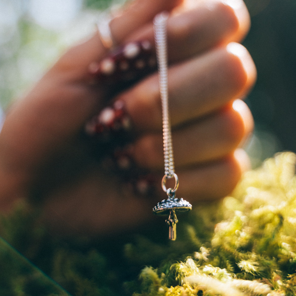 FLY AGARIC - Sterling Silver Necklace