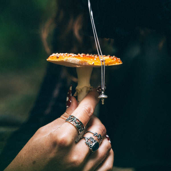 FLY AGARIC - Sterling Silver Necklace