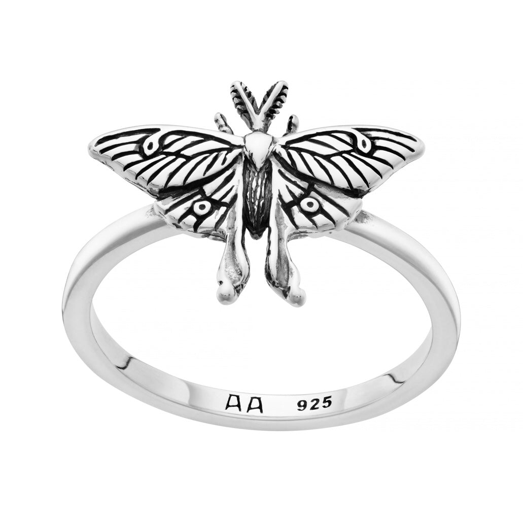 LUNA MOTH - Sterling Silver Ring